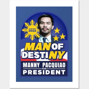 MANNY PACQUIAO FOR PRESIDENT ELECTION 2022 V2 Posters and Art